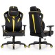 Ergonomic Gaming Chair with Adjustable Height and Reclining Backrest