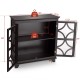 Kitchen Buffet Sideboard with Glass Doors and Adjustable Shelf