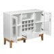 Wood Wine Storage Cabinet with Sideboard and Console