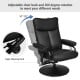 Electric Massage Recliner Chair with Ottoman and Remote Control