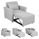 3-in-1 Pull-out Convertible Adjustable Reclining Sofa Bed