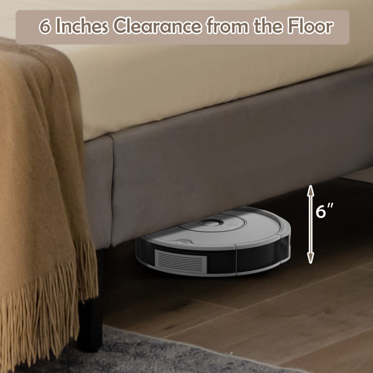 Full/Queen Size Upholstered Bed Frame with Storage Headboard