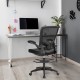 Height Adjustable Drafting Chair with Flip Up Arms for Home Office