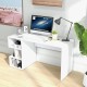 Modern Computer Desk with 3 Tier Storage Shelves for Home Office