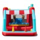 5-in-1 Ice Cream Inflatable Bounce House with Ball Pit and Slide with 520W Blower