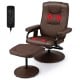 360°Swivel Massage Recliner Chair with Ottoman