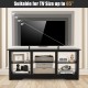 58 Inch TV Stand with 6 Open Storage Shelves for TVs up to 65 Inches
