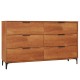 6-Drawer Dresser with Interlock System for Bedroom Living Room
