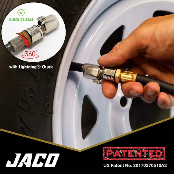 Jaco FlowPro 2.0 Digital Tire Inflator with 200 PSI Gauge – Precision Mechanic Recommended