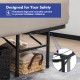 Full/King Size Folding Steel Platform Bed Frame for Kids and Adults