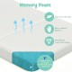 Memory Foam Foldable Baby Mattress with Carrying Bag