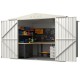 7.5 x 6.3 FT Metal Outdoor Storage Shed with Lockable Door