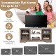 TV Stand for up to 65 Inch Flat Screen TVs with Adjustable Shelves for 18 Inch Electric Fireplace (Not Included)
