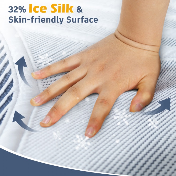 8/10 Inch Twin XL Cooling Adjustable Bed Memory Foam Mattress