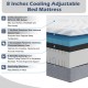 8/10 Inch Twin XL Cooling Adjustable Bed Memory Foam Mattress