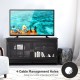50 Inch Modern Wood Large TV Stand Entertainment Center for TV