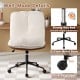 Armless Home Office Chair with Rocking Backrest