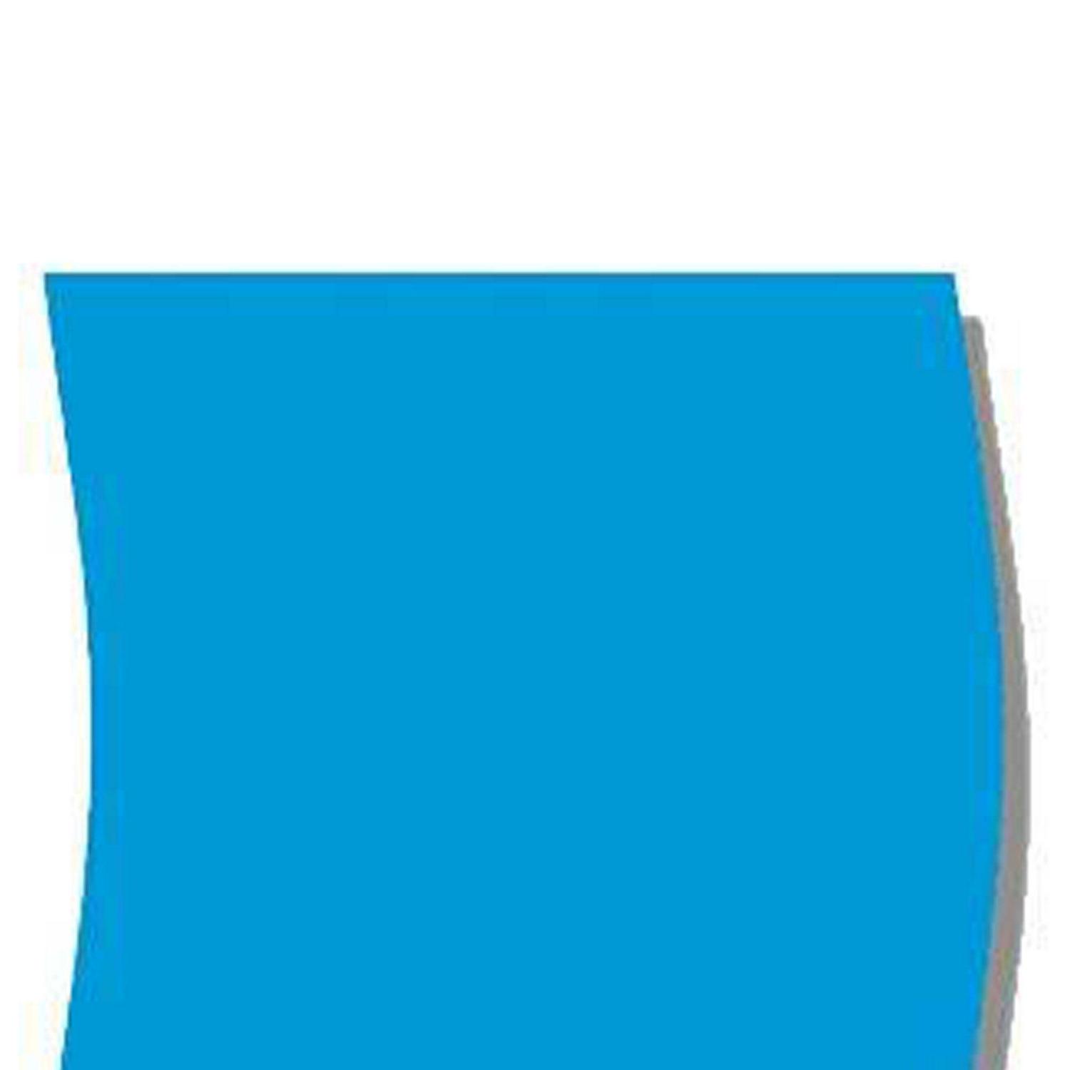 Swimline 21′ Solid Blue Vinyl Round Above Ground Pool Liner, Durable Overlap, UV & Chemical Resistant