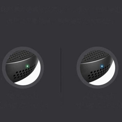 EEEXY Portable Car Air Purifier Vehicle Air Ionizer Cleaner Negative Ion Ozone Ozonizer Odor Eliminator Lowest Noise, Black