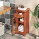 Bathroom Freestanding Storage Cabinet with Single Glass Door