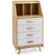 4-Drawer Dresser with 2 Anti-Tipping Kits for Bedroom