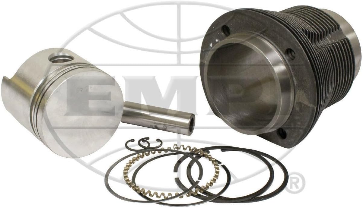 AA Brand 85.5mm x 69mm Cast Piston & Cylinder Kit for 1600cc Aircooled VW Engines – Compatible with Dune Buggy