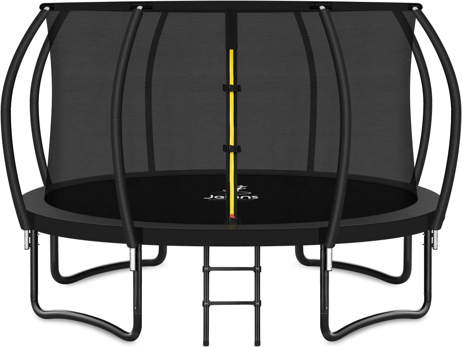 Trampoline 8FT 10FT 12FT 14FT 16FT, Recreational Trampolines with Enclosure Net and Ladder, Outdoor Anti-Rust Trampolines for Kids and Adults, ASTM Approved