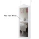 Wall Mounted Mirrored Jewelry Armoire Storage Cabinet