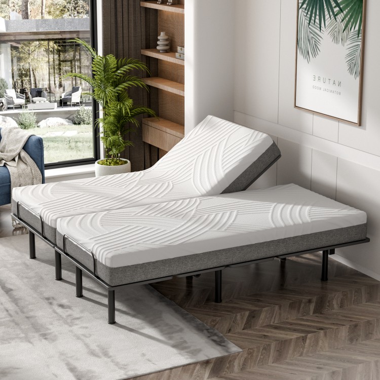 Bed Mattress Gel Memory Foam Convoluted Foam for Adjustable Bed