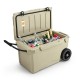 75 Quart Portable Cooler Rotomolded Ice Chest with Handles and Wheels