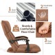14-Position Adjusting Lazy Sofa Chair with Waist Pillow and Armrests