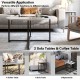 3-Piece Modern Faux Marble Coffee Table Set for Living Room