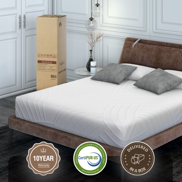 8 Inch Memory Foam Mattress with Poly Jacquard Fabric Cover