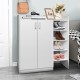 Freestanding Shoe Cabinet with 3-Postition Adjustable Shelves