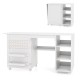 Multifunctional Folding Sewing Machine Craft Station with Storage Shelves