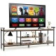 Industrial TV Stand for TVs up to 60 Inch with Storage Shelves