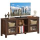 TV Stand Entertainment Center for TVs up to 65 Inch with Storage Cabinets