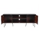 59 Inch Retro TV Stand for TVs up to 65 Inch with 6 Metal Legs