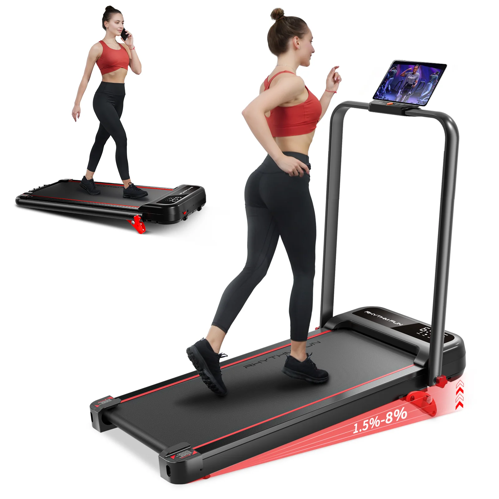 RHYTHM FUN CP01 Foldable Treadmill with Incline