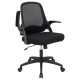 Adjustable Mesh Office Chair Rolling Computer Desk Chair with Flip-up Armrest