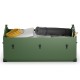 Waterproof Outdoor Storage Box with Ventilated Window, Adjustable Snap