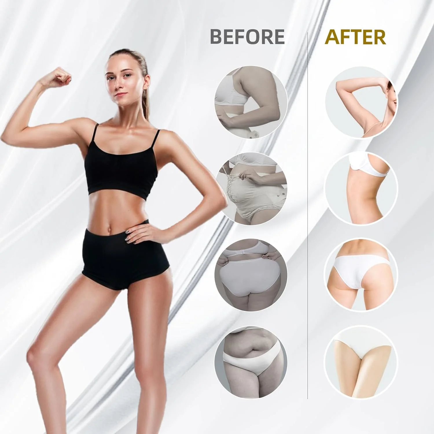 Body Massager Multifunction Beauty for Improvement in The Appearance of Cellulite Device