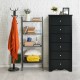 6 Drawers Chest Dresser Clothes Storage Bedroom Furniture Cabinet