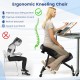 Adjustable Ergonomic Kneeling Chair with Upgraded Gas Spring Rod and Thick Foam Cushions