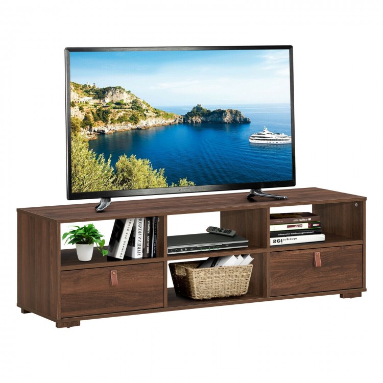 TV Stand Entertainment Media Center Console for TV's up to 60 Inch with Drawers