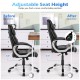 Big and Tall Adjustable High Back Leather Executive Computer Desk Chair
