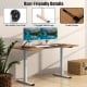 55 Inch Electric Standing Desk Adjustable with Cable Management Hole