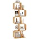 5-Tier S-Shaped Bookcase with 5 Open Cubes for Living Room