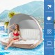 Inflatable Pool Float Lounge Swimming Raft