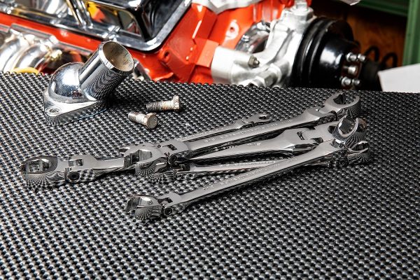 5 Pc. Flex Head Flare Nut Wrench Set, SAE   81910